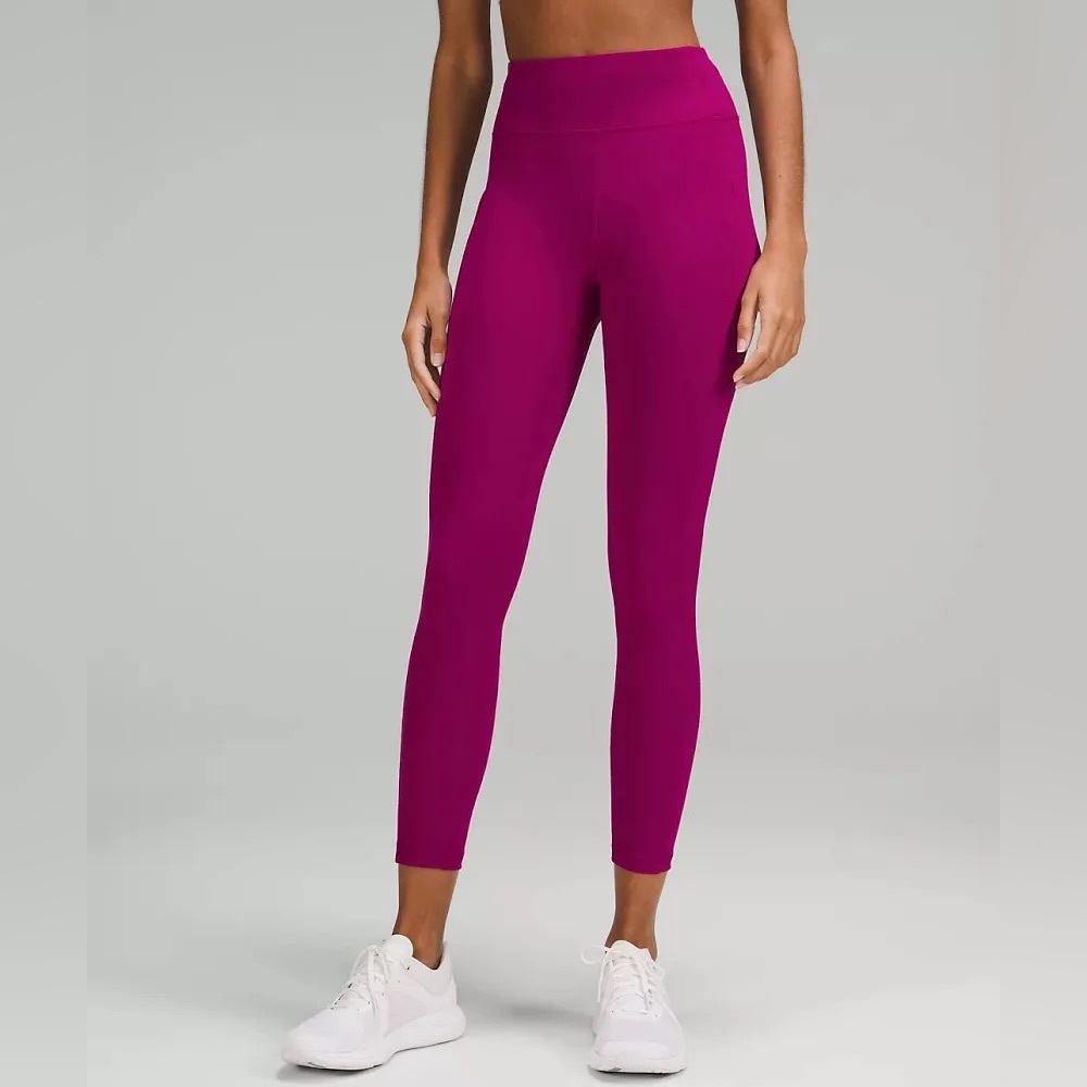 lululemon athletica High-Rise 7/8 Leggings in Magenta